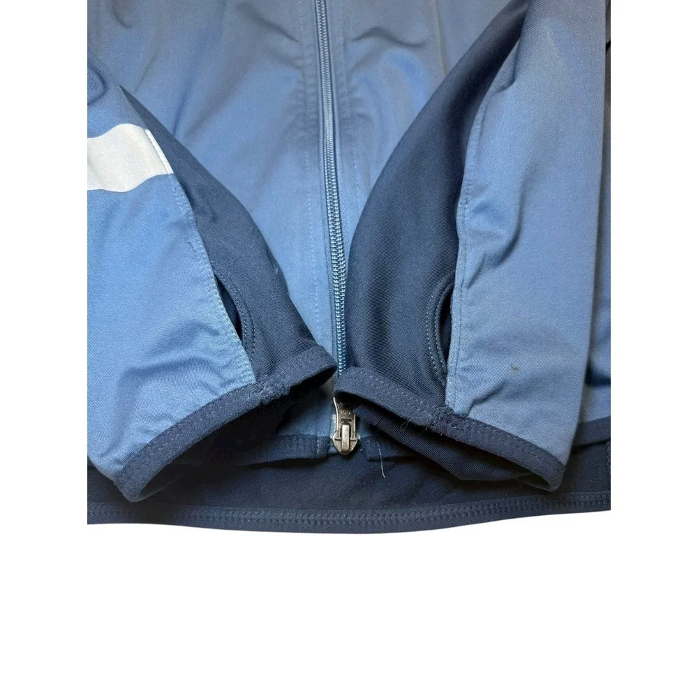 Nike Dri-Fit‎ Men's Athletic Jacket Gray Black Full Zip Reflective Logo Size L